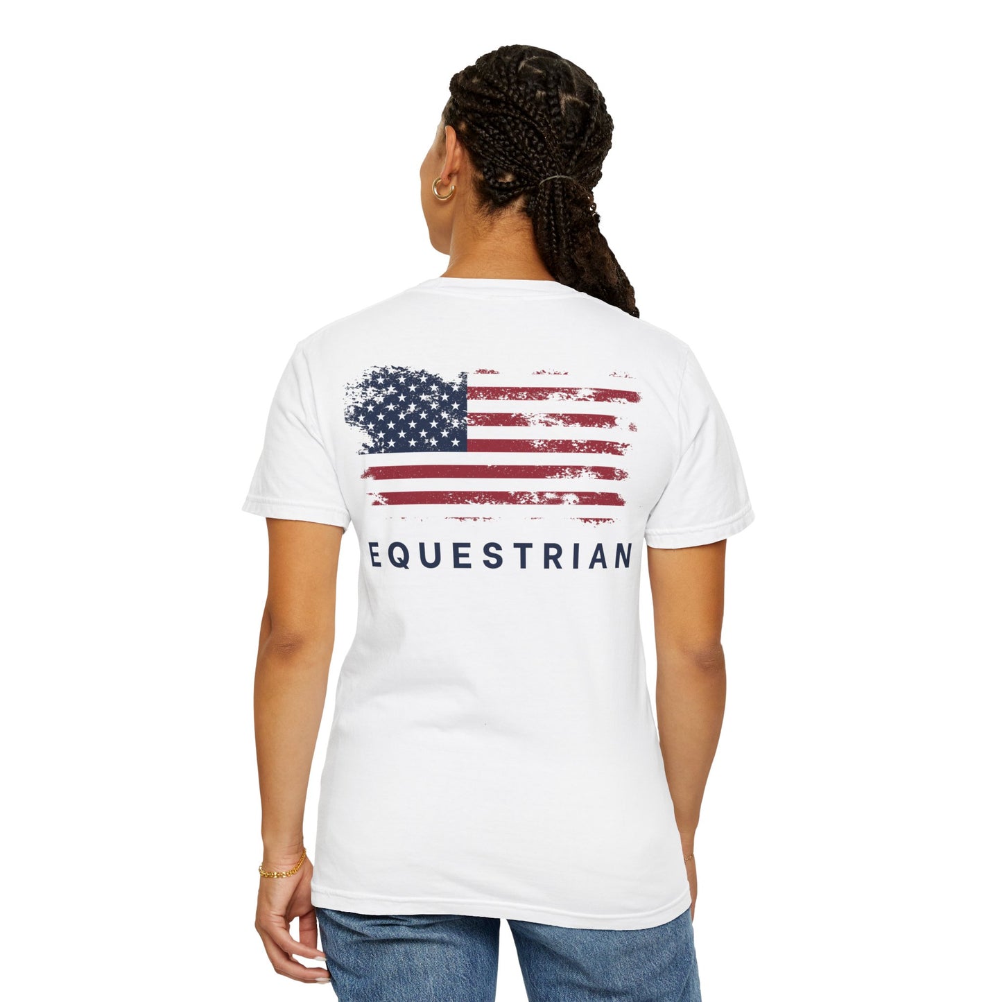 Patriotic Equestrian Summer Games 2024 T-Shirt