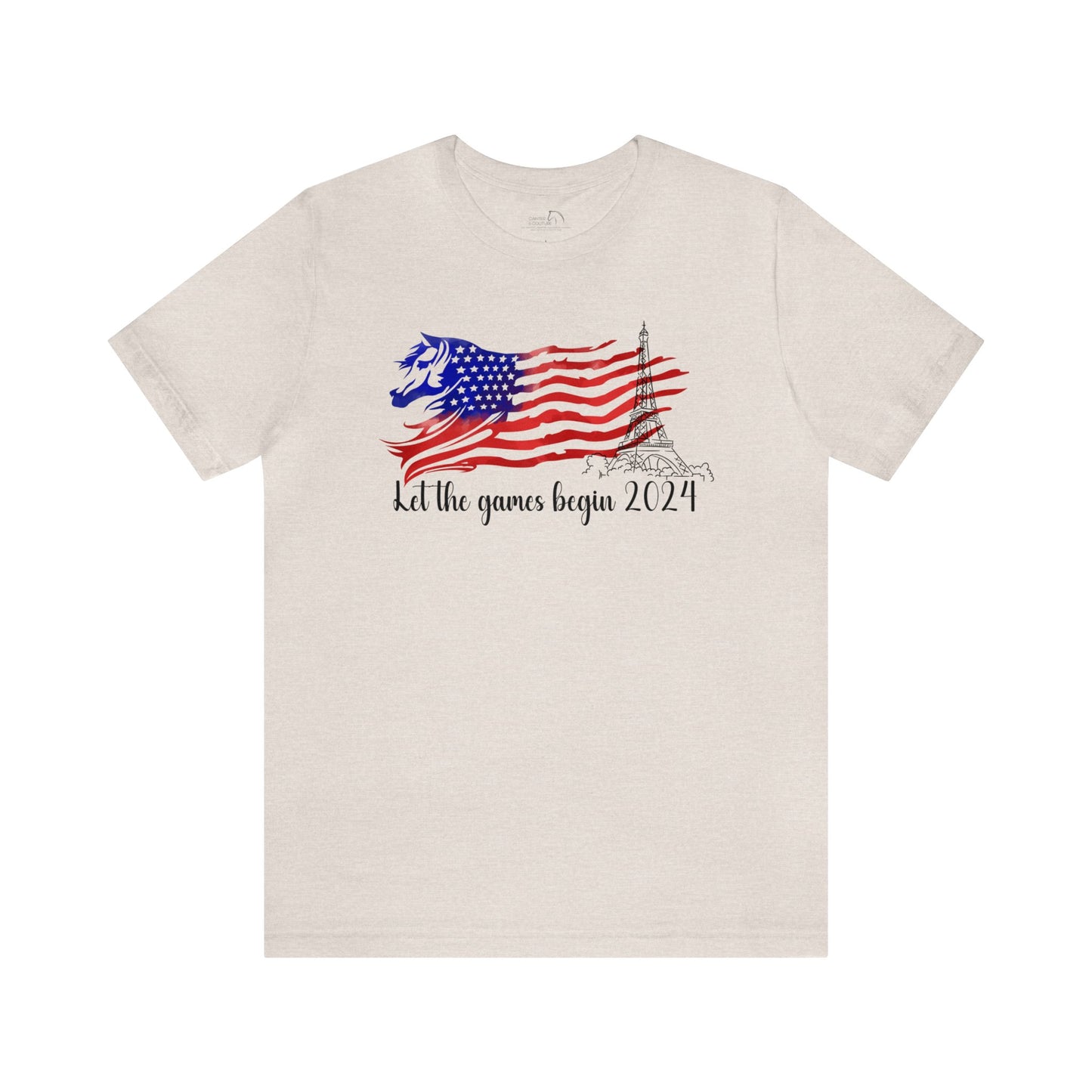 Patriotic Equestrian Summer Games 2024 T-Shirt