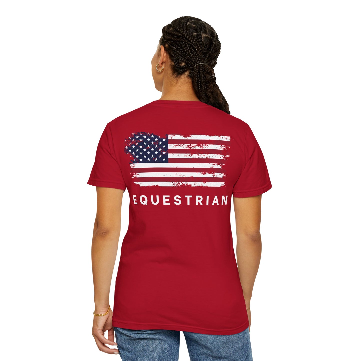 Patriotic Equestrian Summer Games 2024 T-Shirt