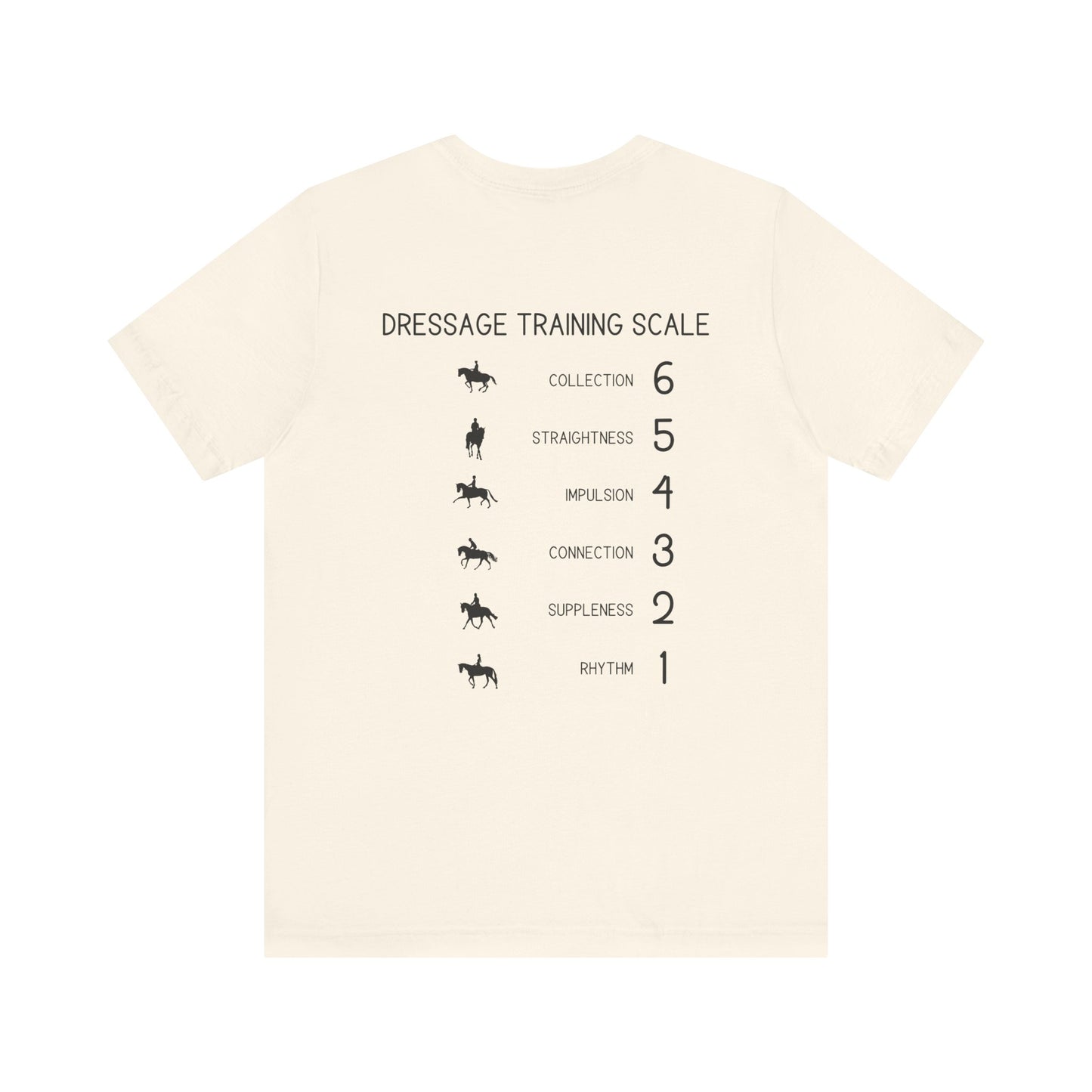 Dressage training scale shirt