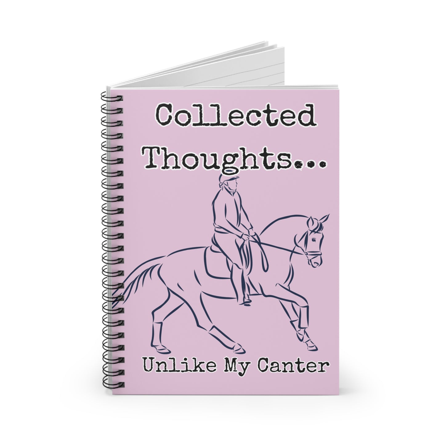 Horse Rider Spiral Notebook