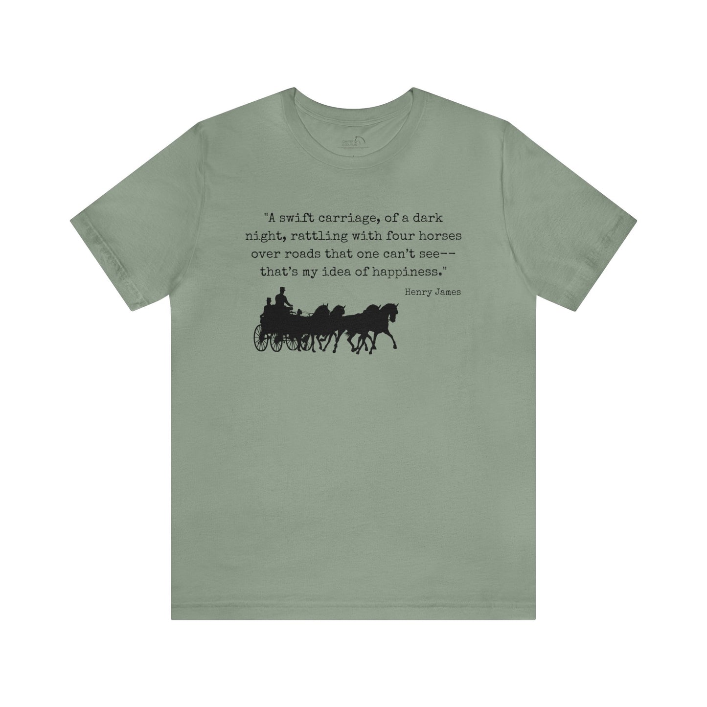 Carriage Driving Poetry Shirt