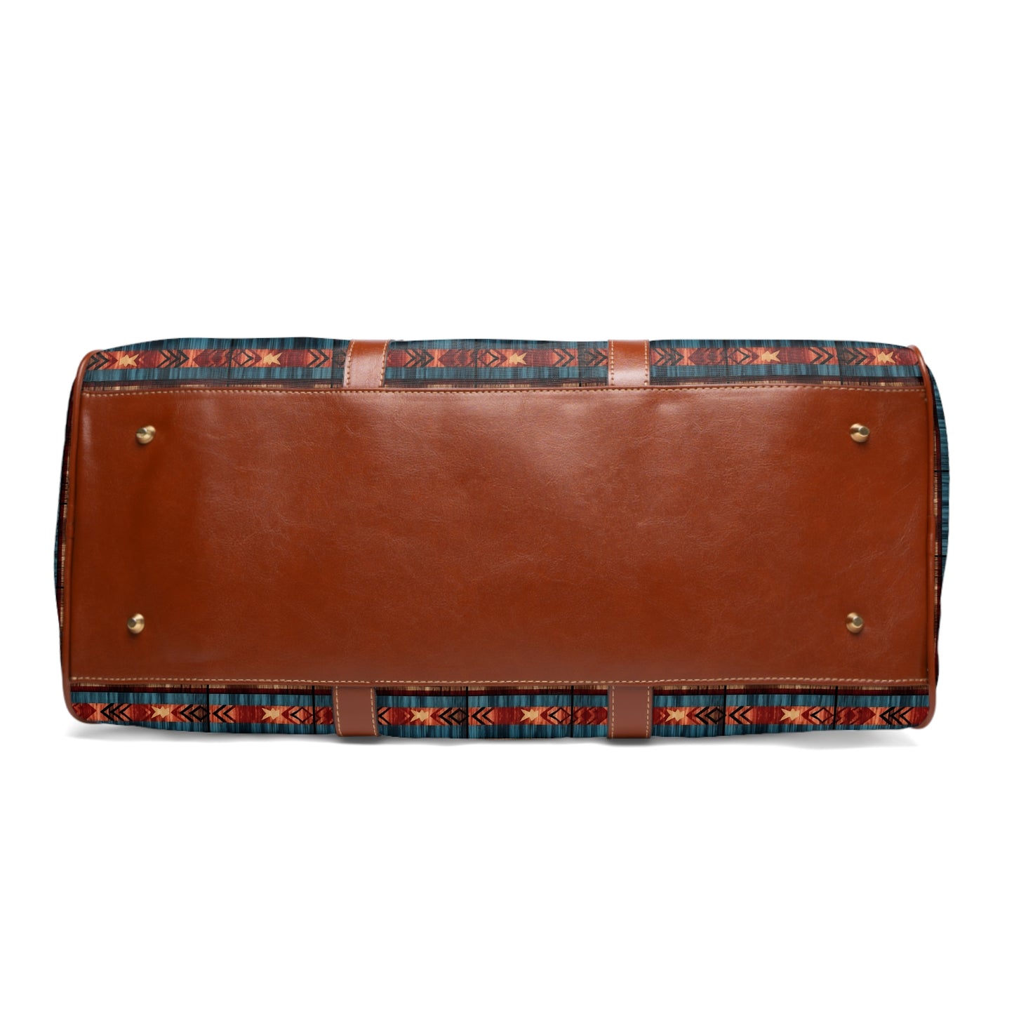 Western Wood Print Travel Bag