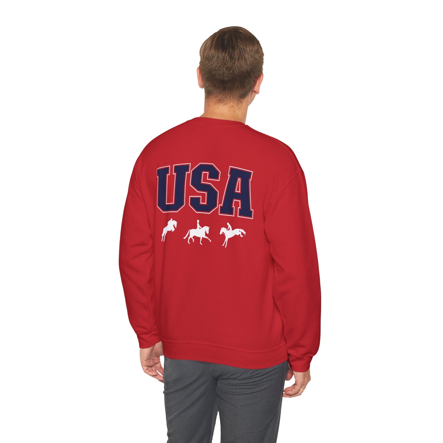 Patriotic Equestrian Summer Games 2024 Sweatshirt