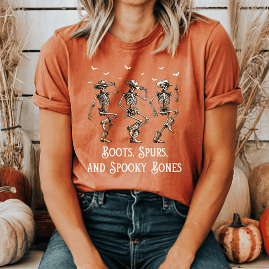 Equestrian Halloween Dancing Skeleton Shirt