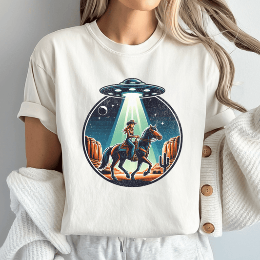 Cowgirl UFO shirt