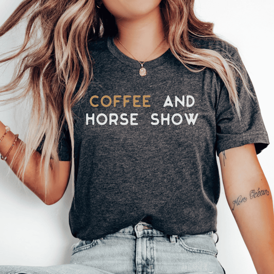 Horse coffee shirt