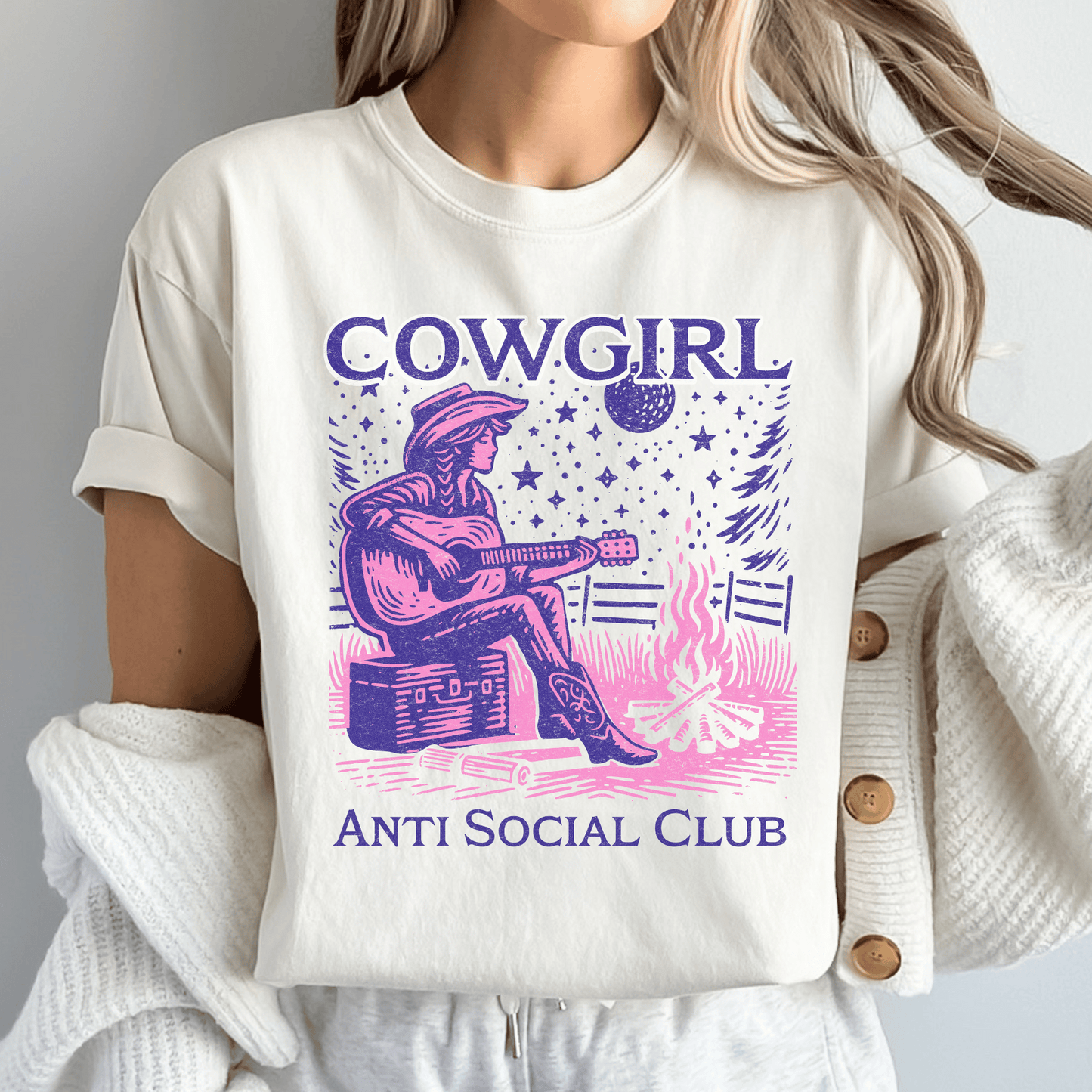 Cowgirl Anti Social Club Shirt