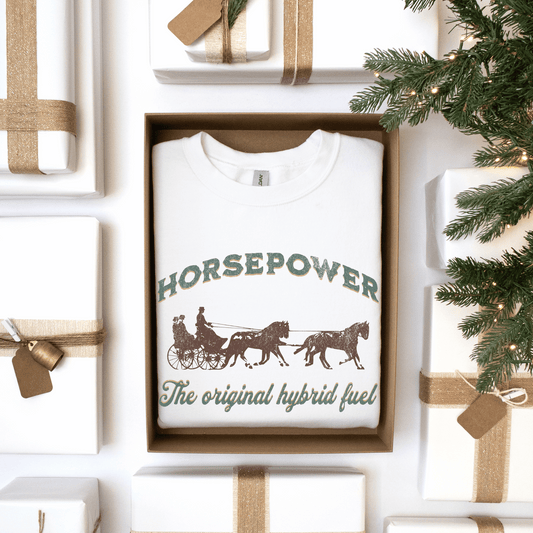 Horse driving sweatshirt