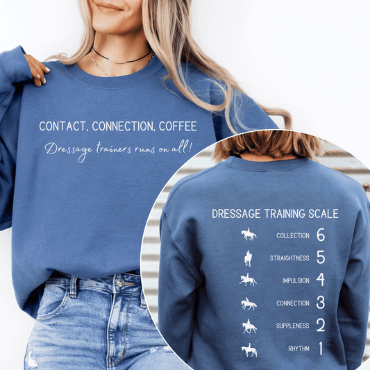 Dressage trainer coffee sweatshirt