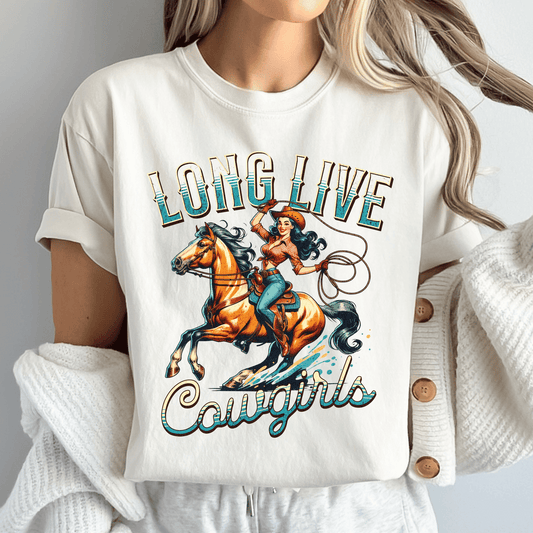 Retro Cowgirl Pinup Shirt