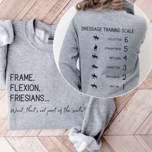 Dressage training scale sweatshirt