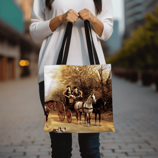 Heywood Hardy A Chat With His Lordship tote bag