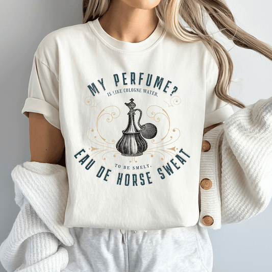 Sarcastic retro equestrian shirt