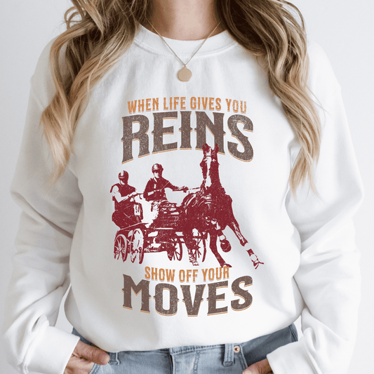 Horse driving sweatshirt