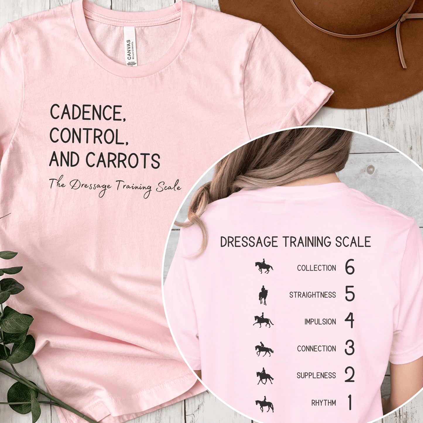 Dressage training scale shirt