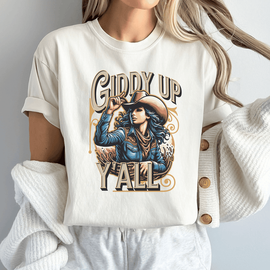 Retro cowgirl shirt