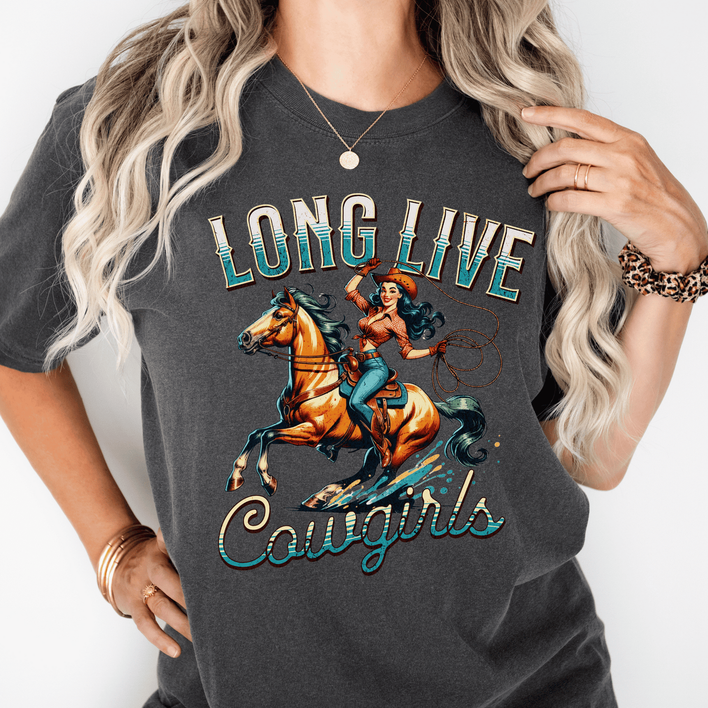 Retro Cowgirl Pinup Shirt