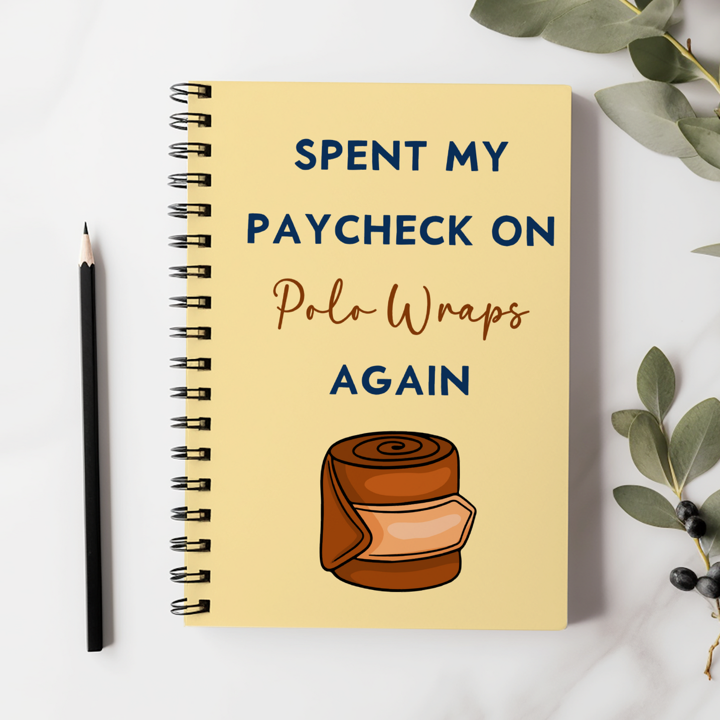 Funny Horse Owner Spiral Notebook