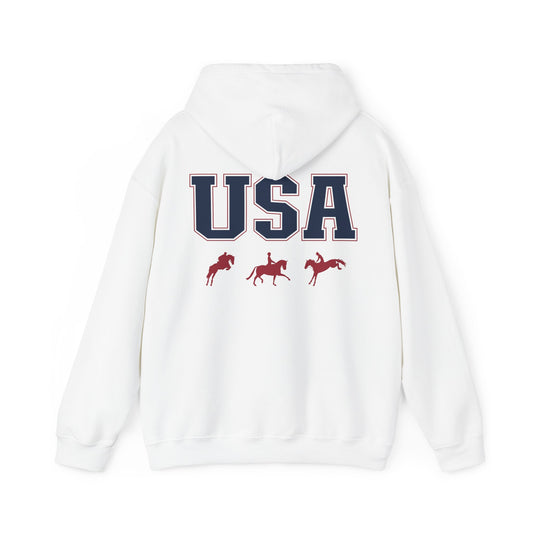 Patriotic Equestrian Summer Games 2024 Hoodie