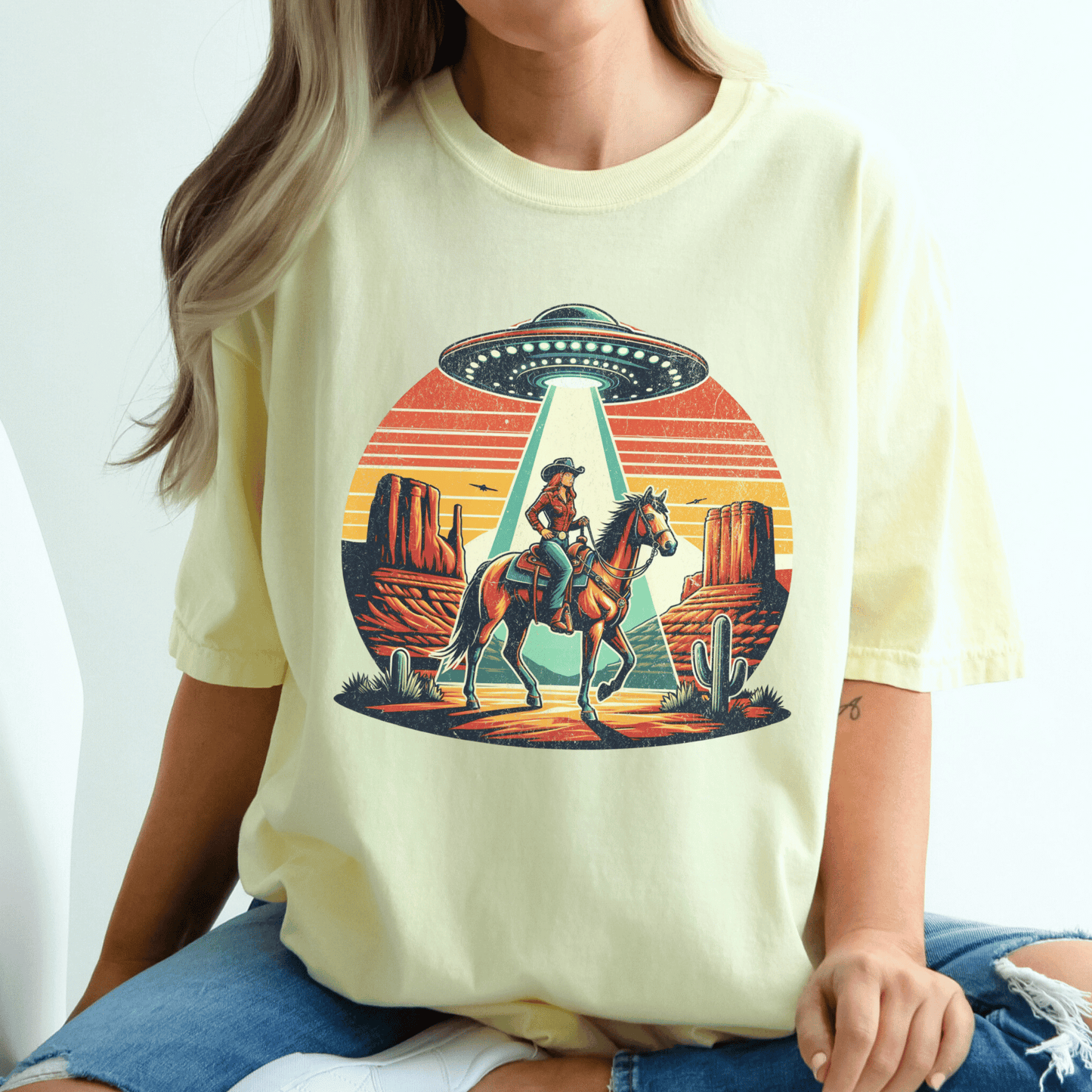 Cowgirl UFO shirt