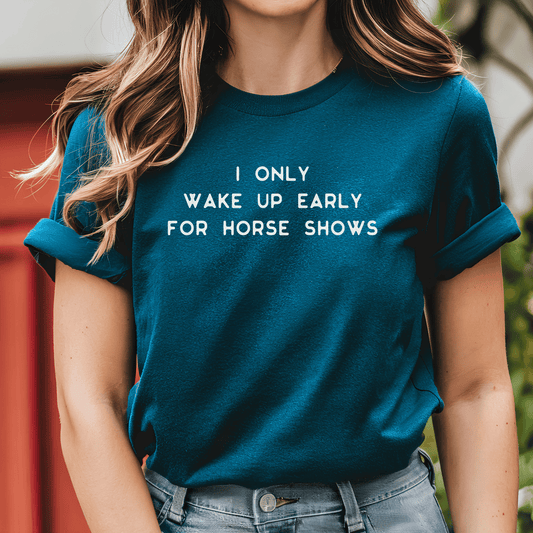 Funny horse show shirt