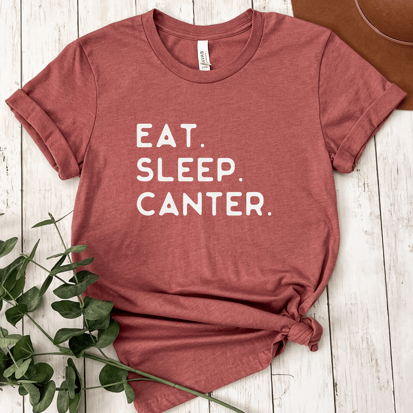 Eat Sleep Canter horse shirt