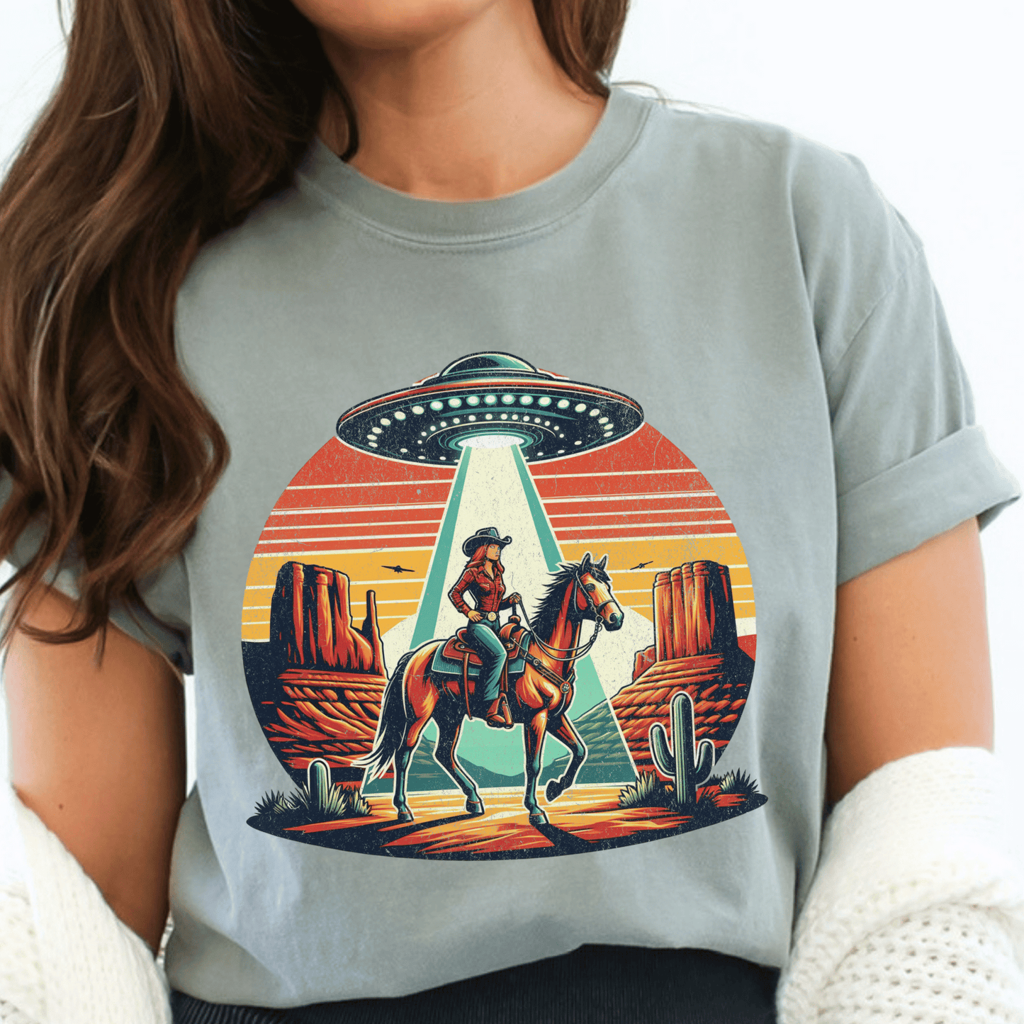 Cowgirl UFO shirt