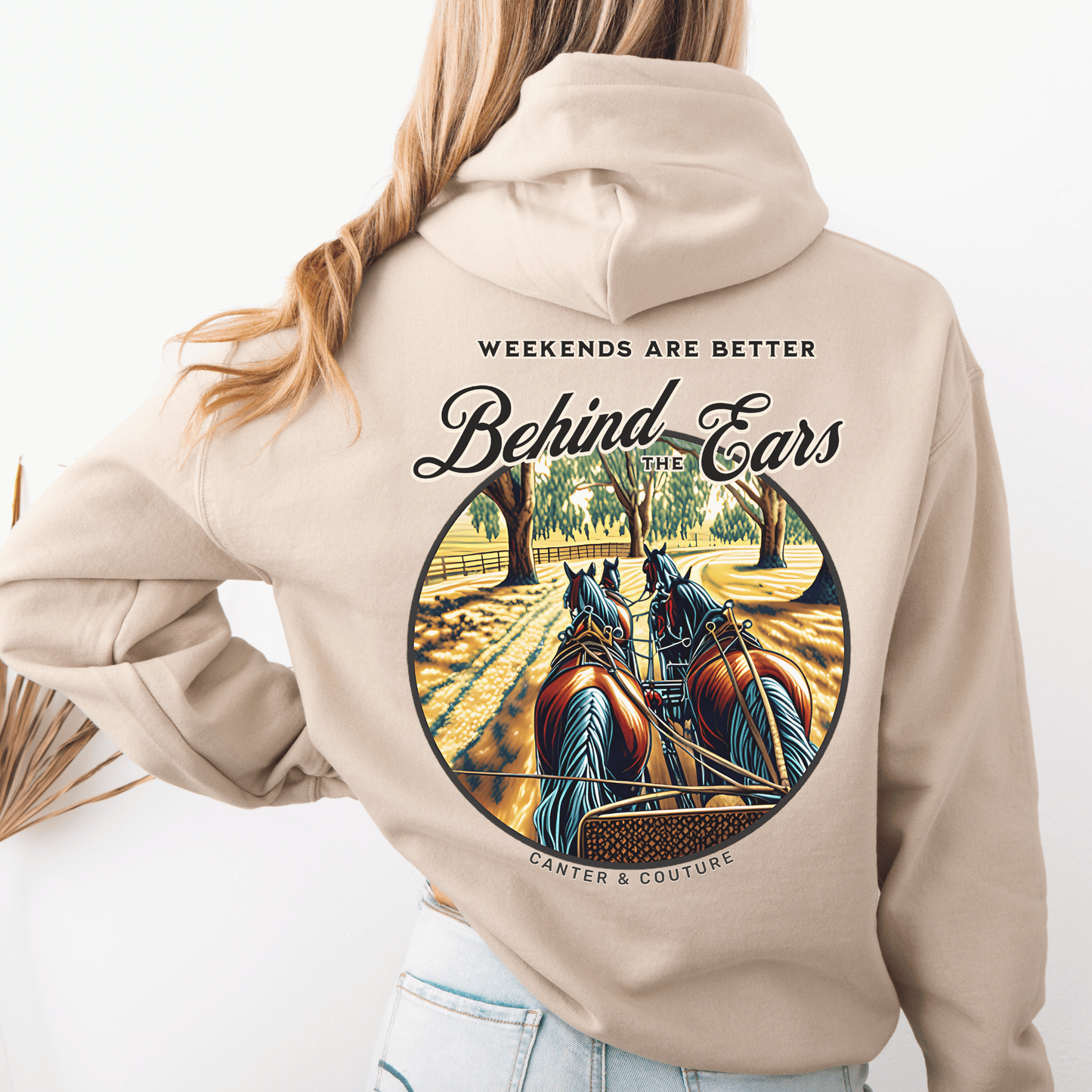 Behind The Ears Hoodie, Combined Driving Four in Hand