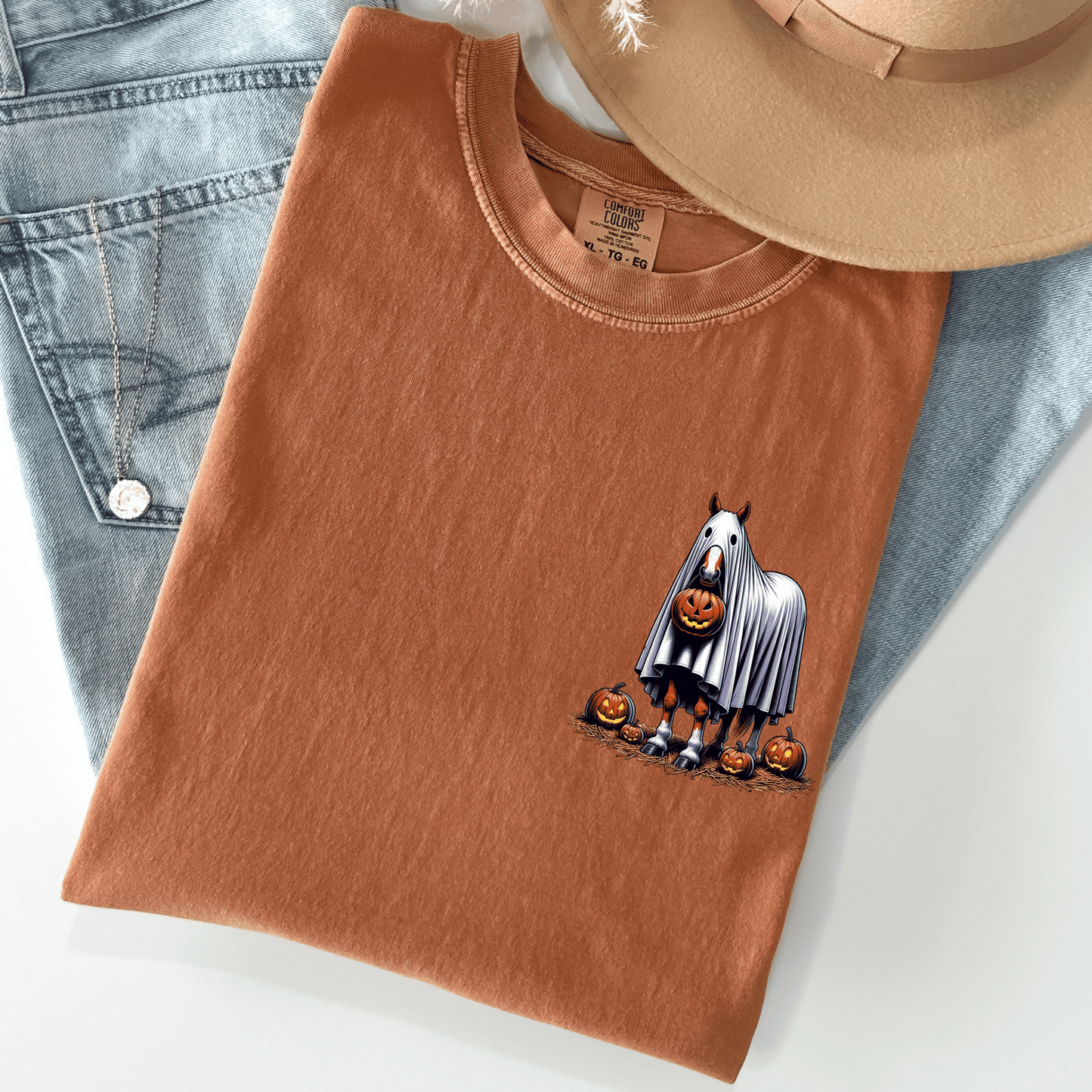 Horse Ghost Halloween Shirt