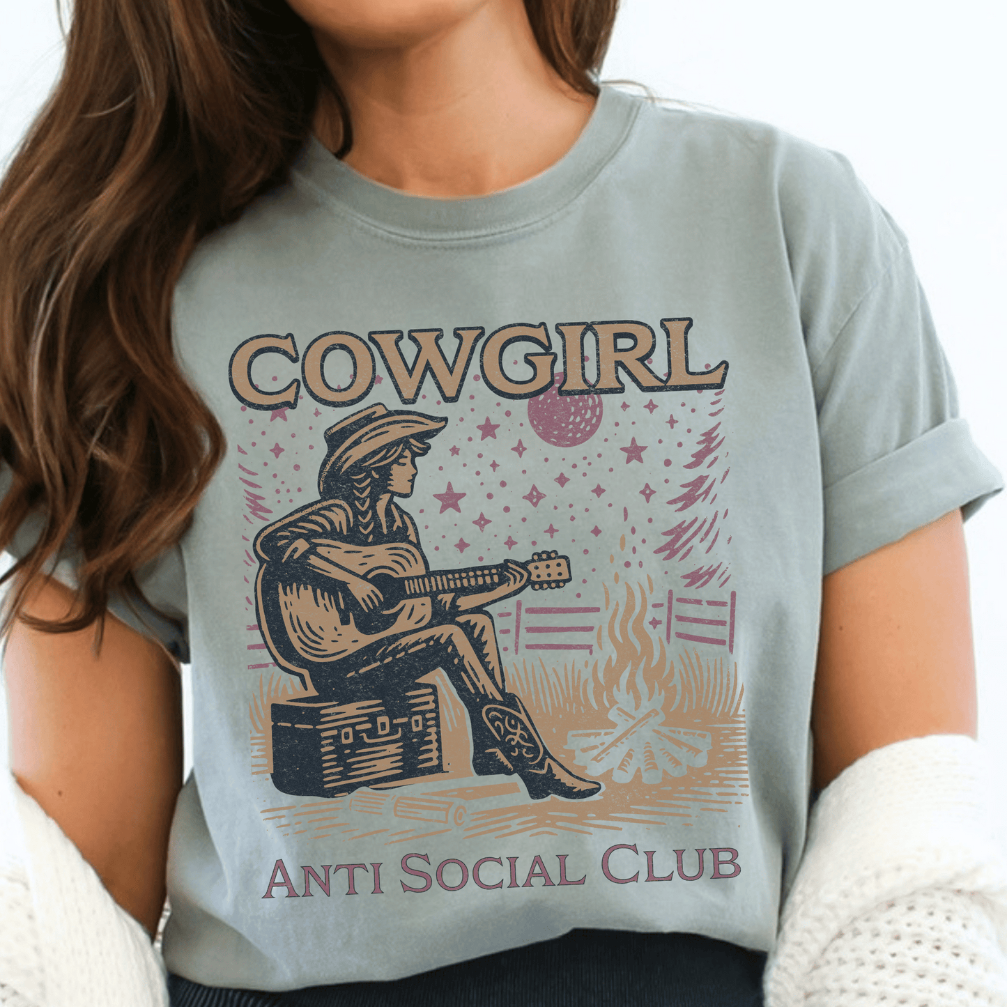 Cowgirl Anti Social Club Shirt