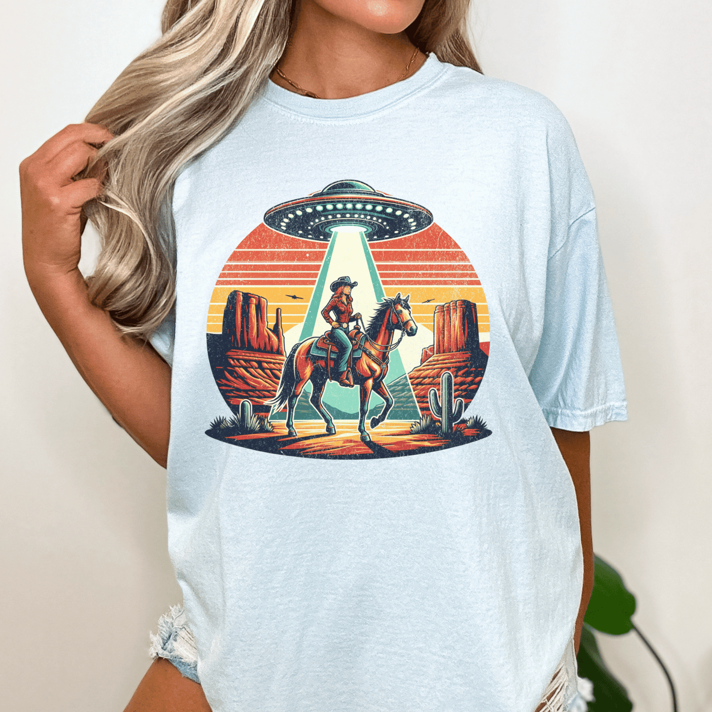 Cowgirl UFO shirt