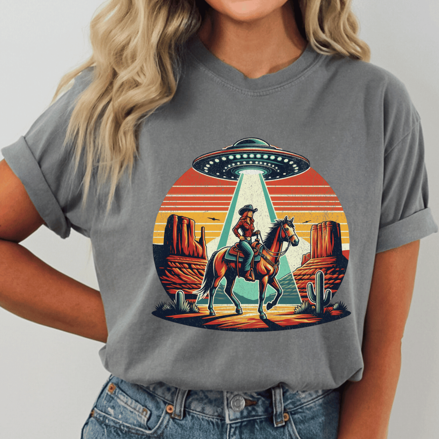 Cowgirl UFO shirt