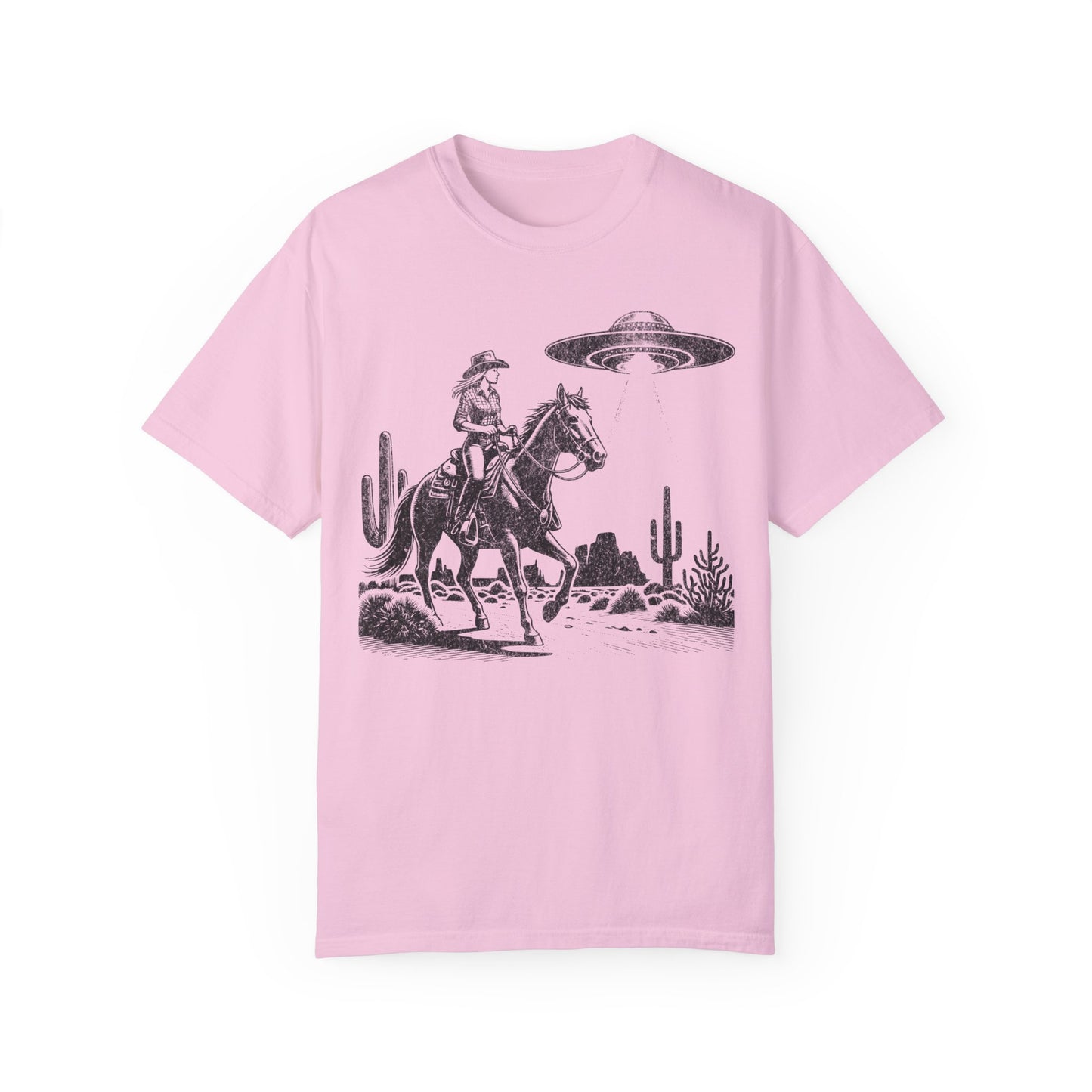 Western cowgirl UFO shirt