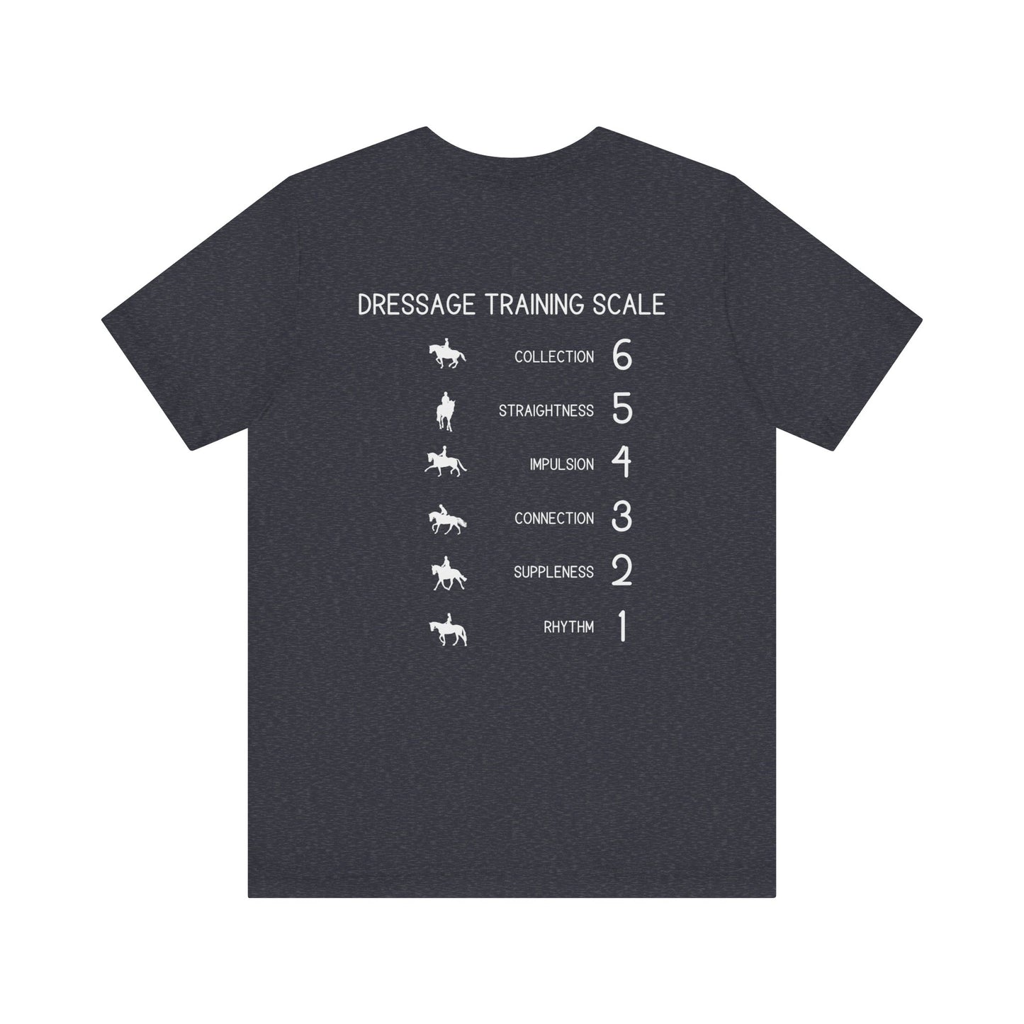 Dressage training scale shirt