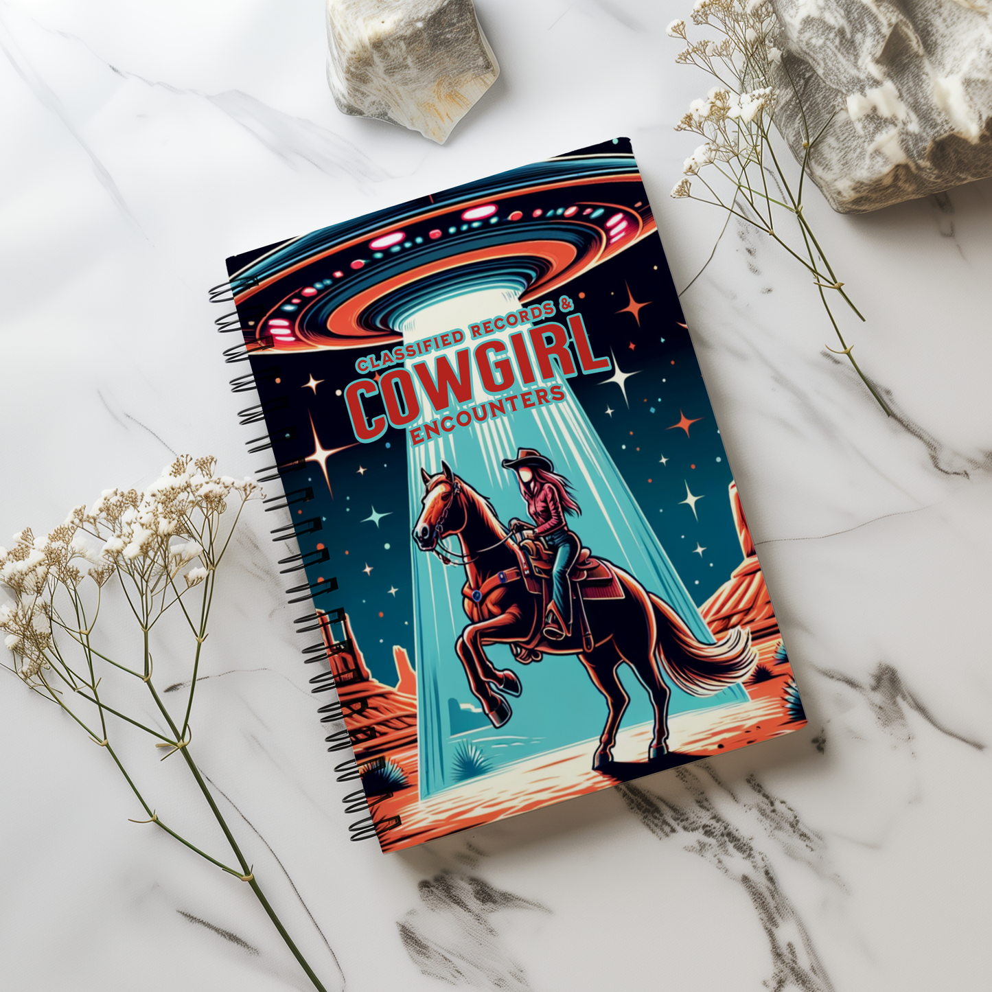 Cowgirl Spiral Notebook