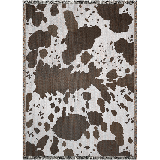 Cowhide Woven Blanket